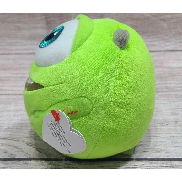 TY Monsters University Plush Mike Wazowski Monster Stuffed Toy Green 4.5" 2013 - Picture 2 of 5
